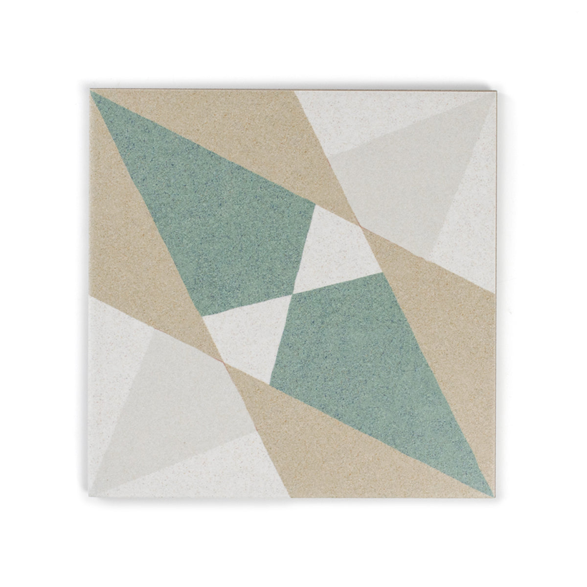 Rosetta Green Patterned Tile