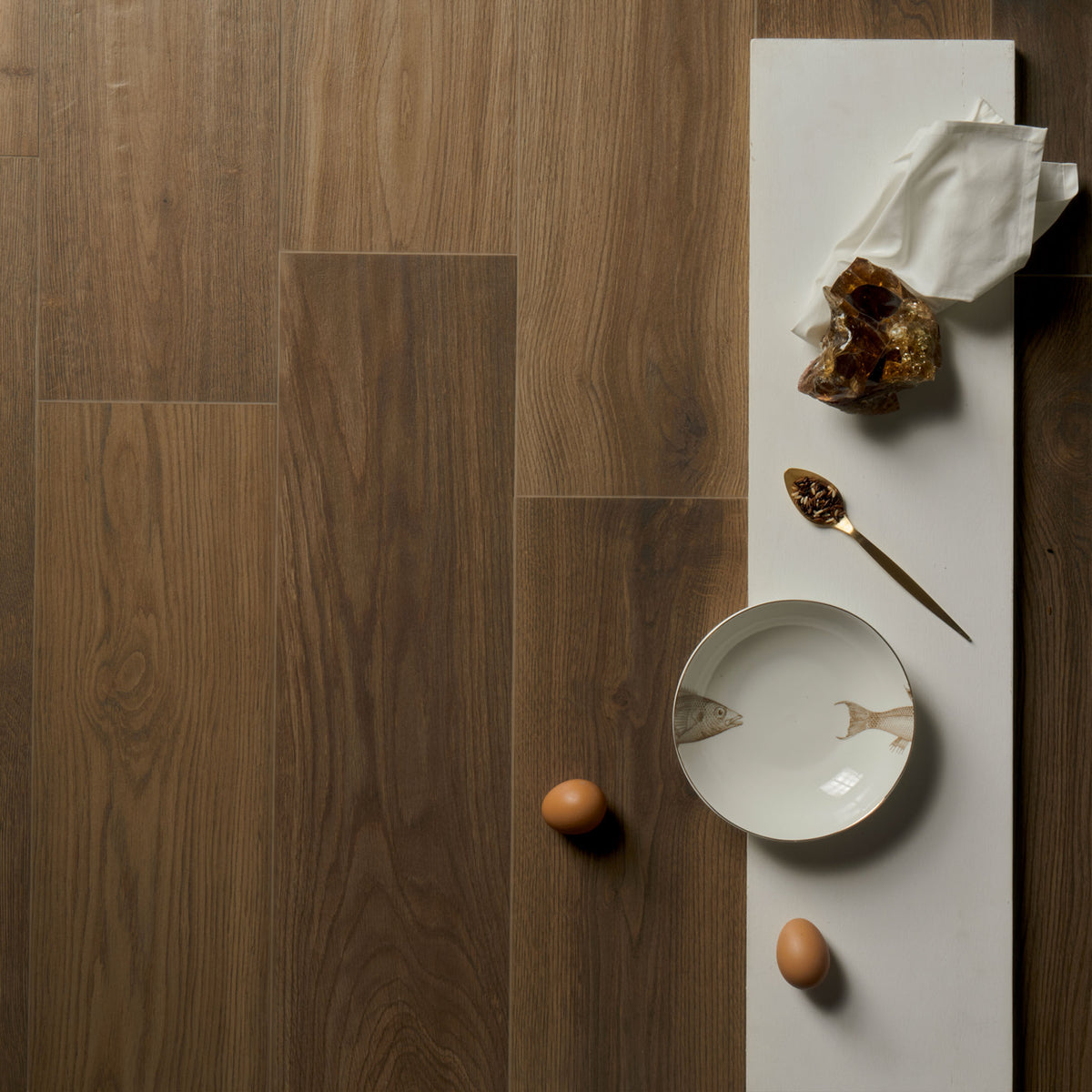 Sherwood Walnut Wood Effect Tile