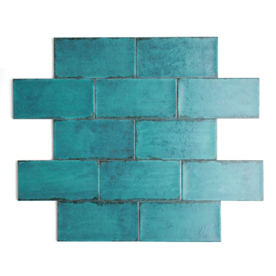 Shimmer Teal Wall Tile