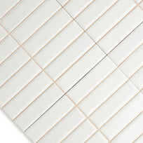 Soho White Kit Kat Tiles