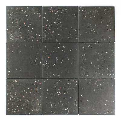 Starburst Nero Terrazzo Tile