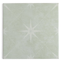 Stella Green Patterned Tile