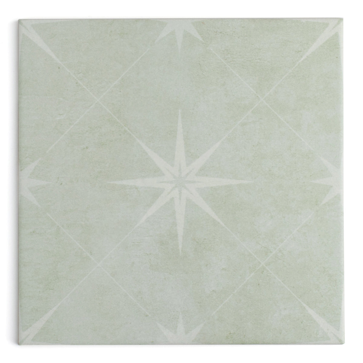 Stella Green Patterned Tile