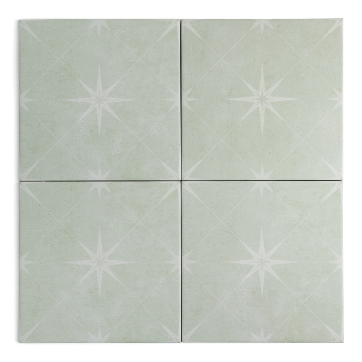 Stella Green Patterned Tile