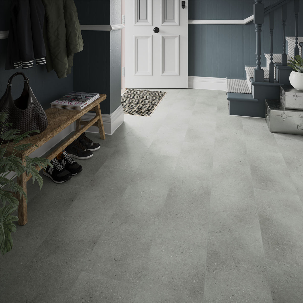 Storm Grey Luxury Vinyl Tile