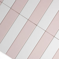 Fluted Stripes Pink