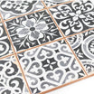 Tapestry Black Patterned Tile