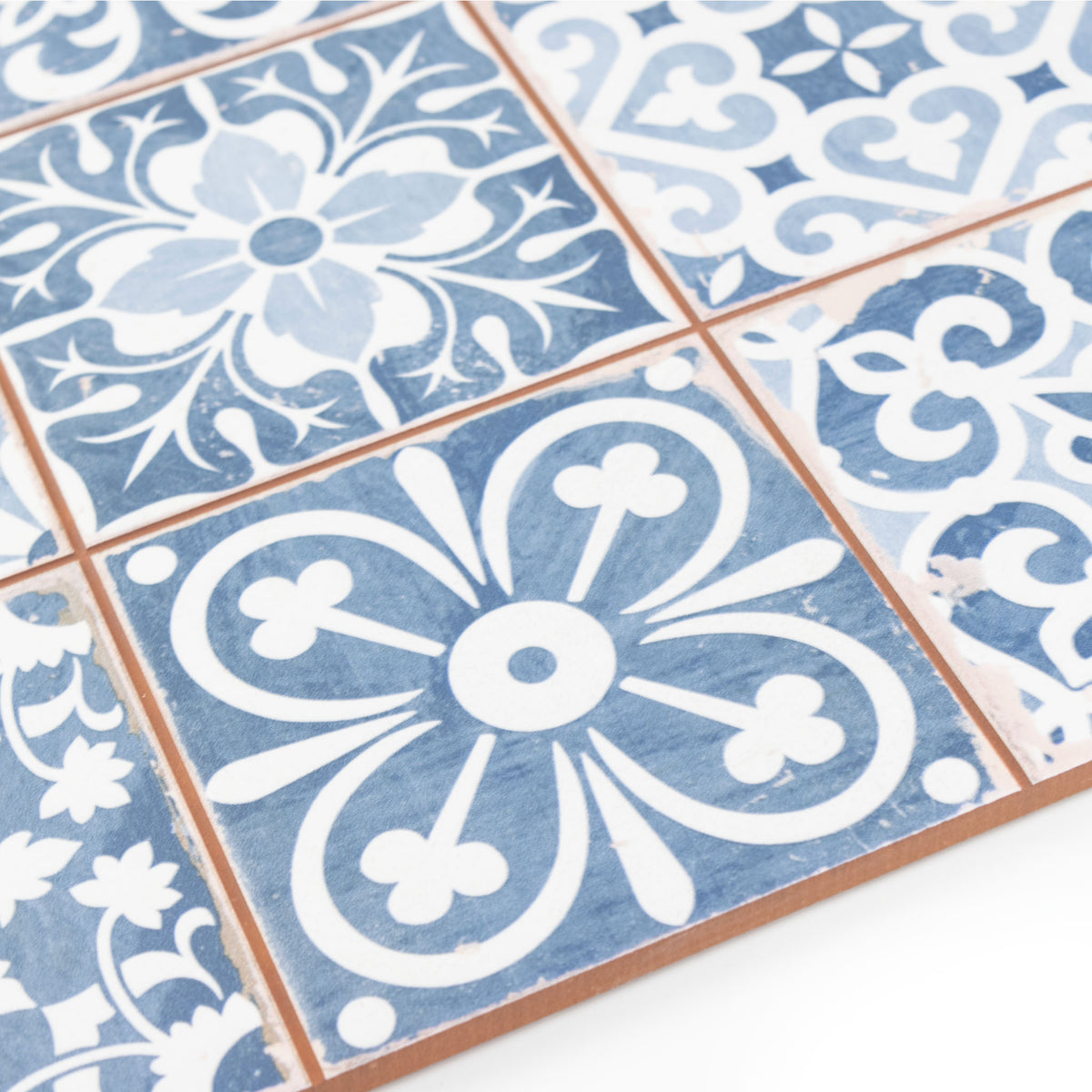 Tapestry Blue Patterned Tile