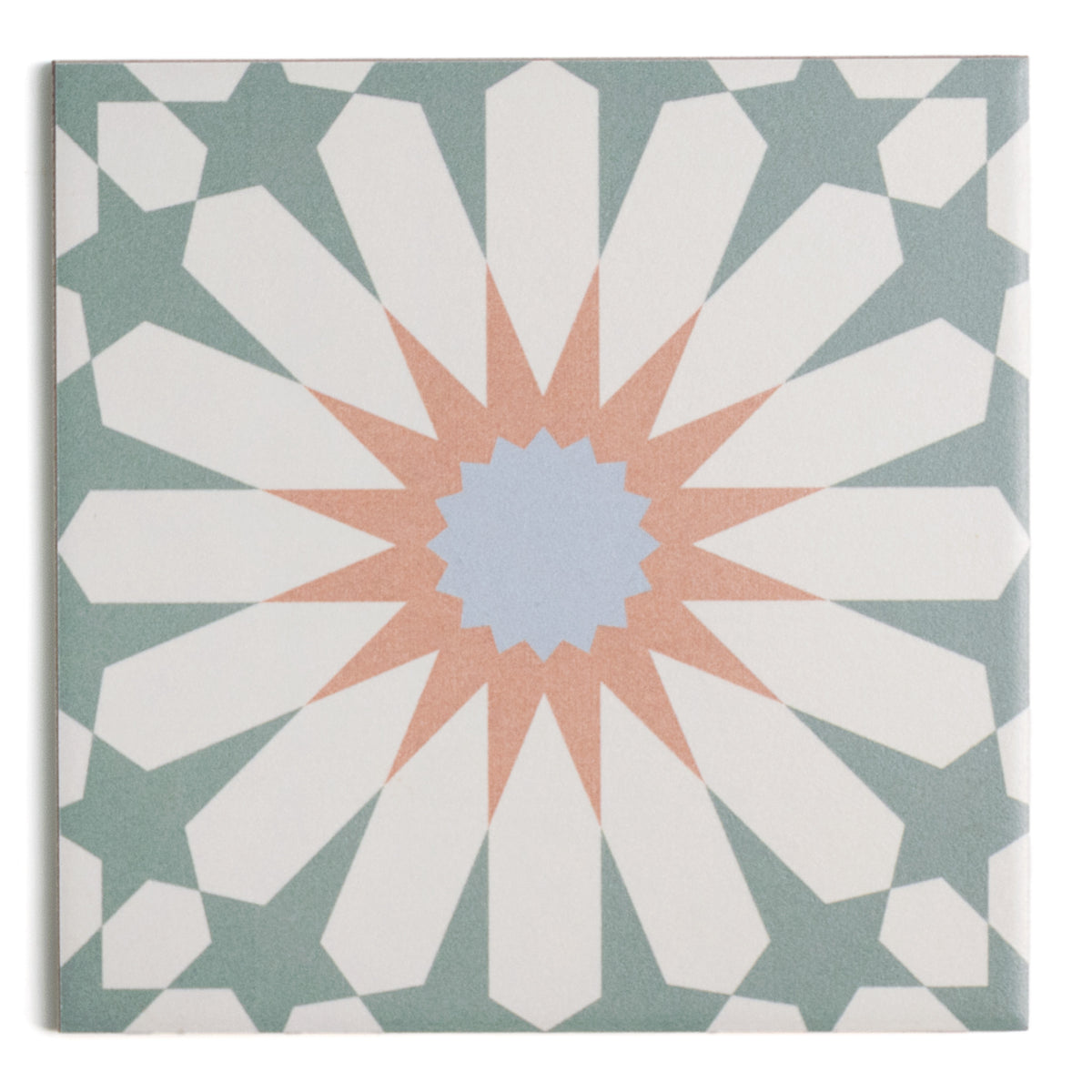 Tropez Mint Patterned Tile