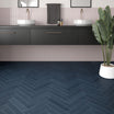 Trove Dark Blue Floor Tile