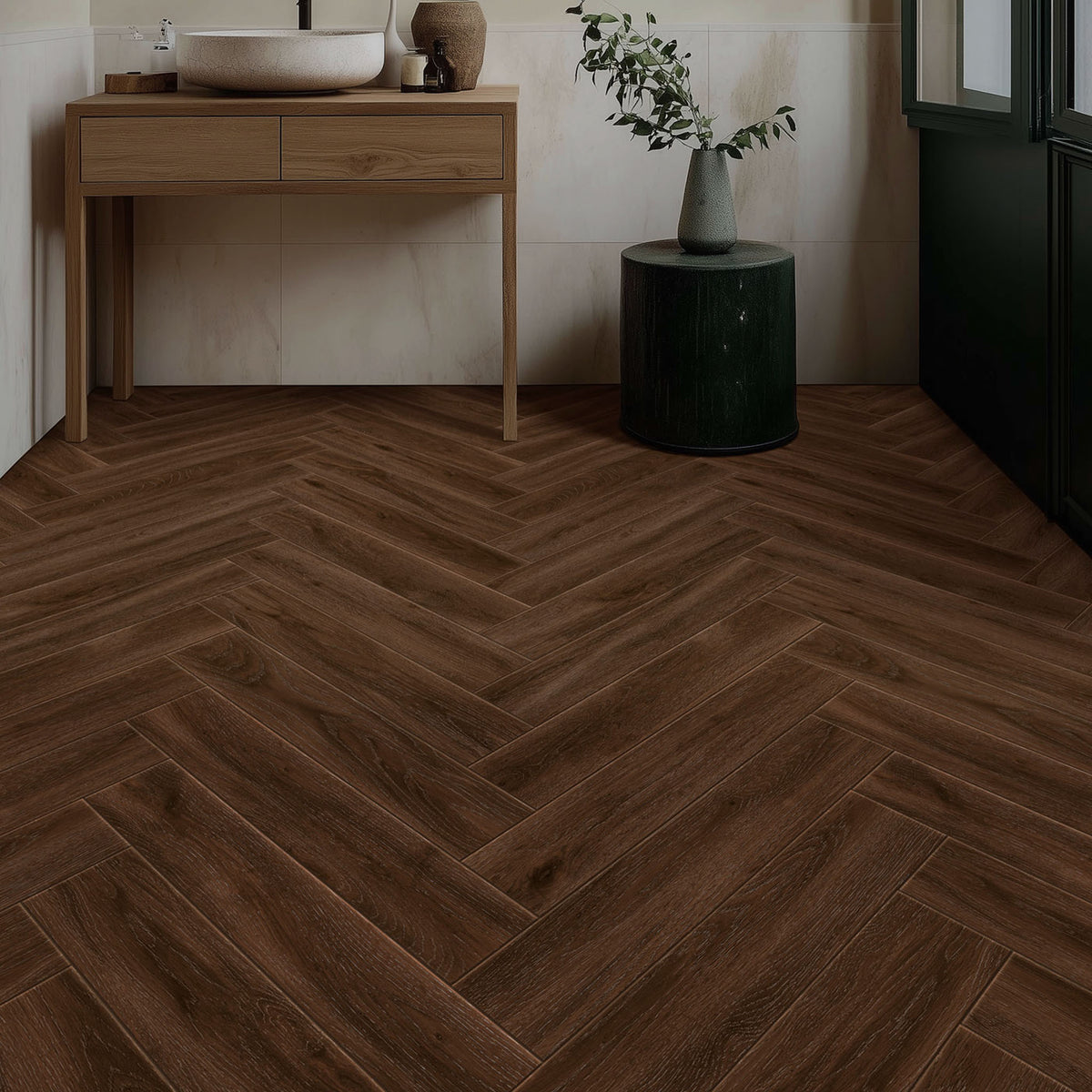 Wren Walnut Wood Effect Tile