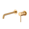 Purity Wall Mounted Tap in Brushed Gold