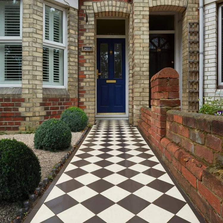 Victorian Black Floor Tile