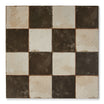 Heritage Chess - Victorian Checkerboard Floor Tile for Kitchens & Hallways, Black and White - 45 x 45 cm, Matt