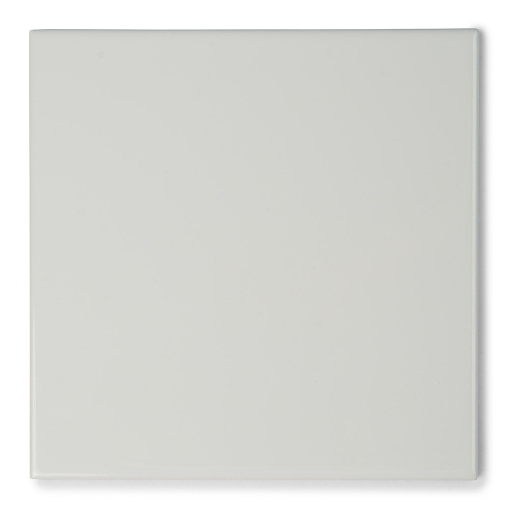 Elements White Square - Modern Bathroom Splashback & Kitchen Wall Tiles 15 x 15 cm - Gloss Ceramic