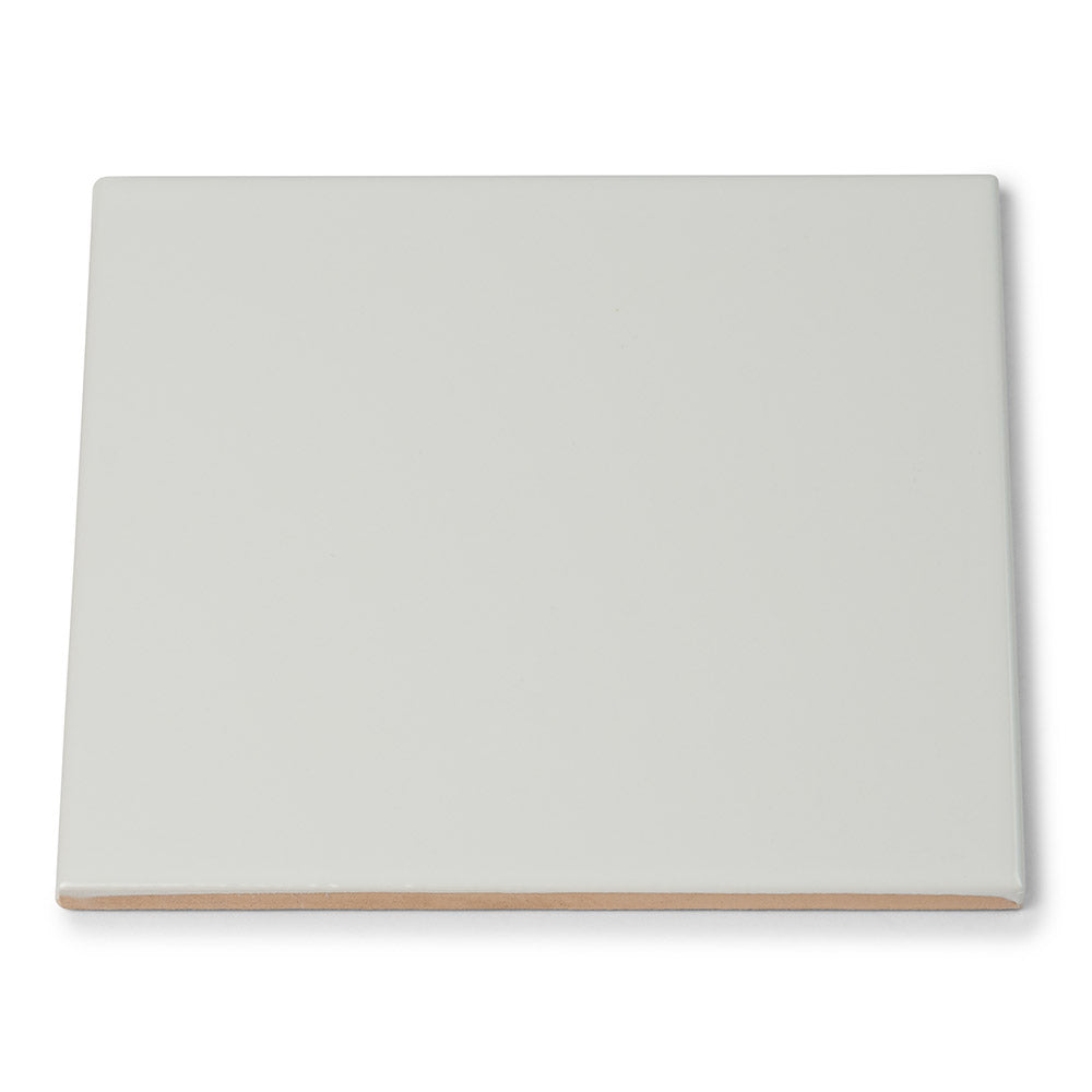 Elements White Square - Modern Bathroom Splashback & Kitchen Wall Tiles 15 x 15 cm - Gloss Ceramic