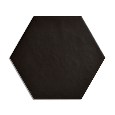 Mono Black Hexagon Tile