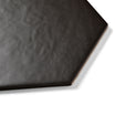 Mono Black - Plain Matt Hexagon Porcelain Tiles for Kitchens & Bathroom Floors & Walls - 17.5 x 20 cm