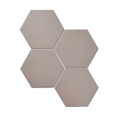 Mono Grey Hexagon Tile