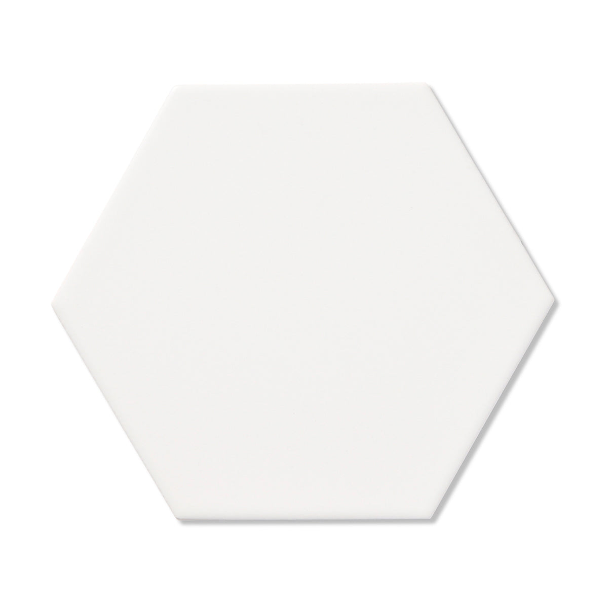 Mini Hex White - Matt Plain Hexagon Wall Tiles for Kitchen Splashbacks & Bathrooms - 10.7 x 12.4 cm