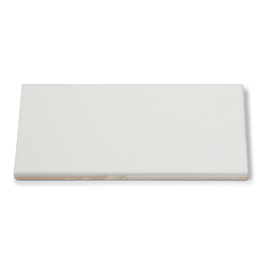 Elements White - Modern Bathroom Splashback & Kitchen Wall Tiles 7.5 x 15 cm - Gloss Ceramic