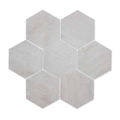 Atrium Grey Hex Hexagon Tile