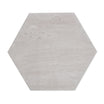 Atrium Grey Hexagon - Marble Effect Wall Tiles - 14 x 16 cm for Bathrooms & Kitchens, Ceramic