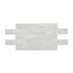 Atrium Grey - Marble Effect Subway Wall Tiles - 7.5 x 30 cm for Bathrooms & Kitchens, Ceramic