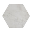 Atrium White Hexagon - Marble Effect Wall Tiles - 14 x 16 cm for Bathrooms & Kitchens, Ceramic