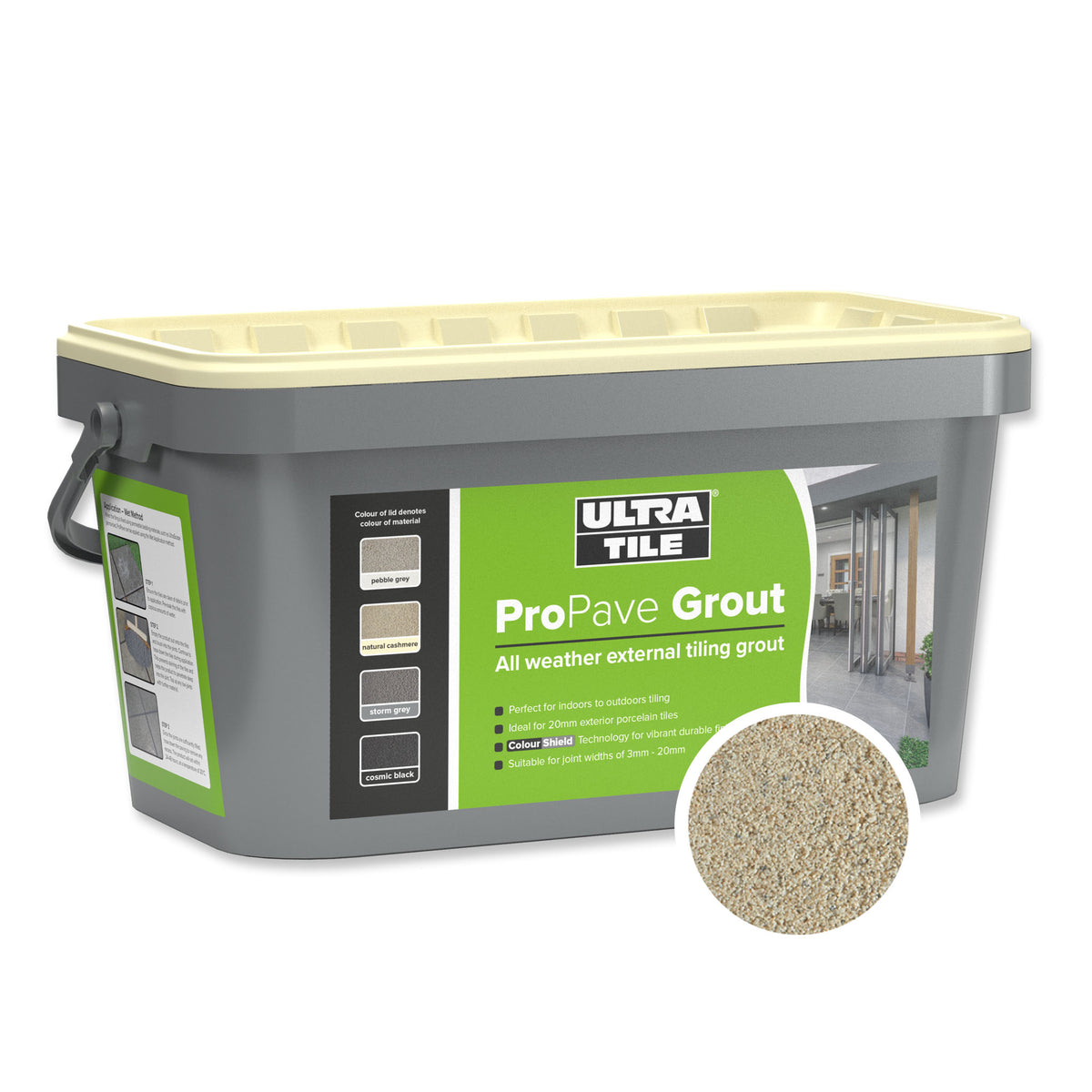 ultratile propave grout natural cashmere 15kg