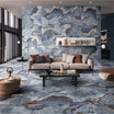 Jewel Onyx Blue - XL Polished Blue Onyx Marble Bathroom Wall & Floor Tiles - 60 x 120 cm, Porcelain