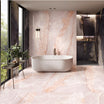 Jewel Onyx Pink - XL Polished Pink Onyx Marble Bathroom Wall & Floor Tiles - 60 x 120 cm, Porcelain