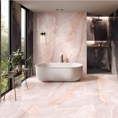 Jewel Onyx Pink Tile