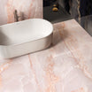 Jewel Onyx Pink - XL Polished Pink Onyx Marble Bathroom Wall & Floor Tiles - 60 x 120 cm, Porcelain