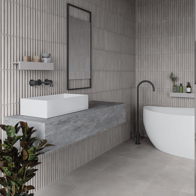 Locke Grey Decor Tile