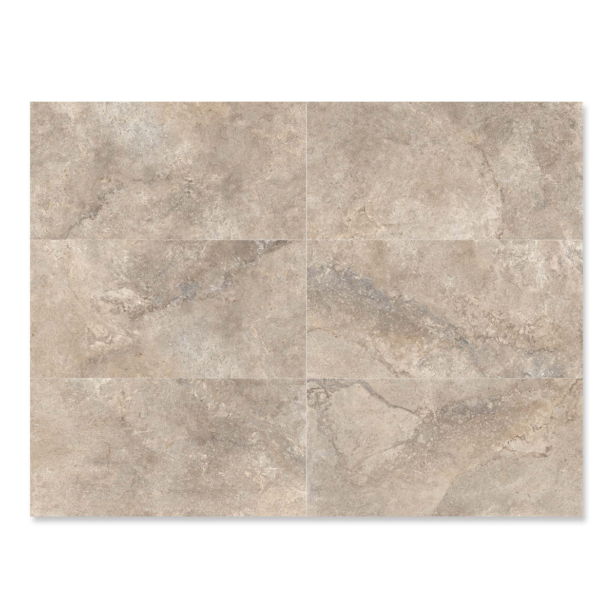 Materia Sand 60 x 120 cm - XL Beige Stone Effect Floor Tiles for Kitchens & Living Rooms - Matt Porcelain