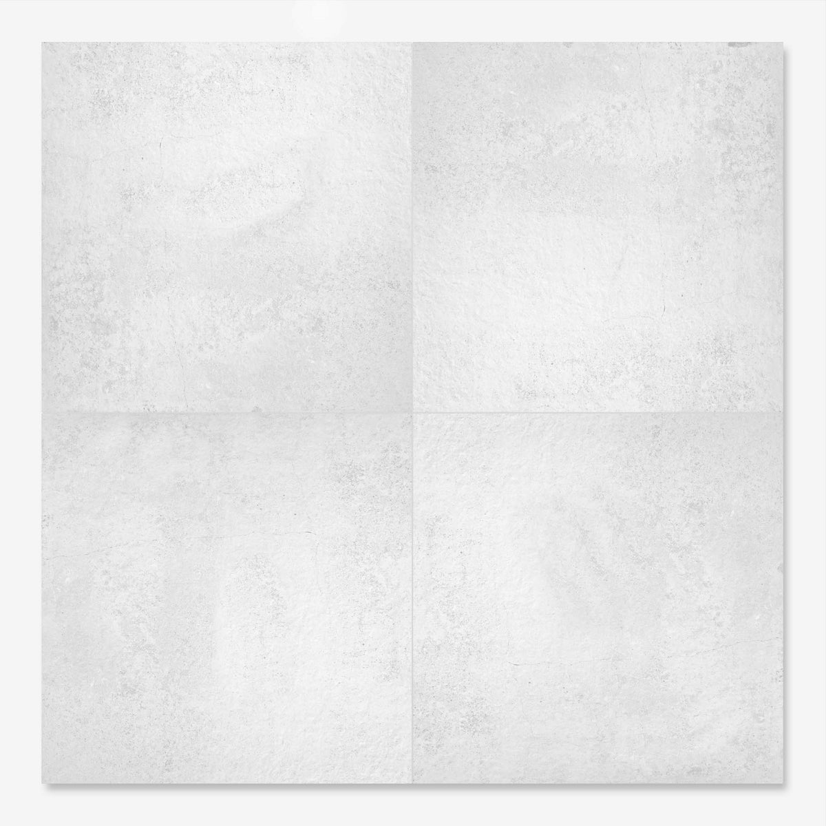 Moda Pearl 100 x 100 cm - XL White Concrete Style Porcelain Floor Tiles for Kitchens & Living Rooms