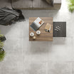 Moda Pearl 100 x 100 cm - XL White Concrete Style Porcelain Floor Tiles for Kitchens & Living Rooms