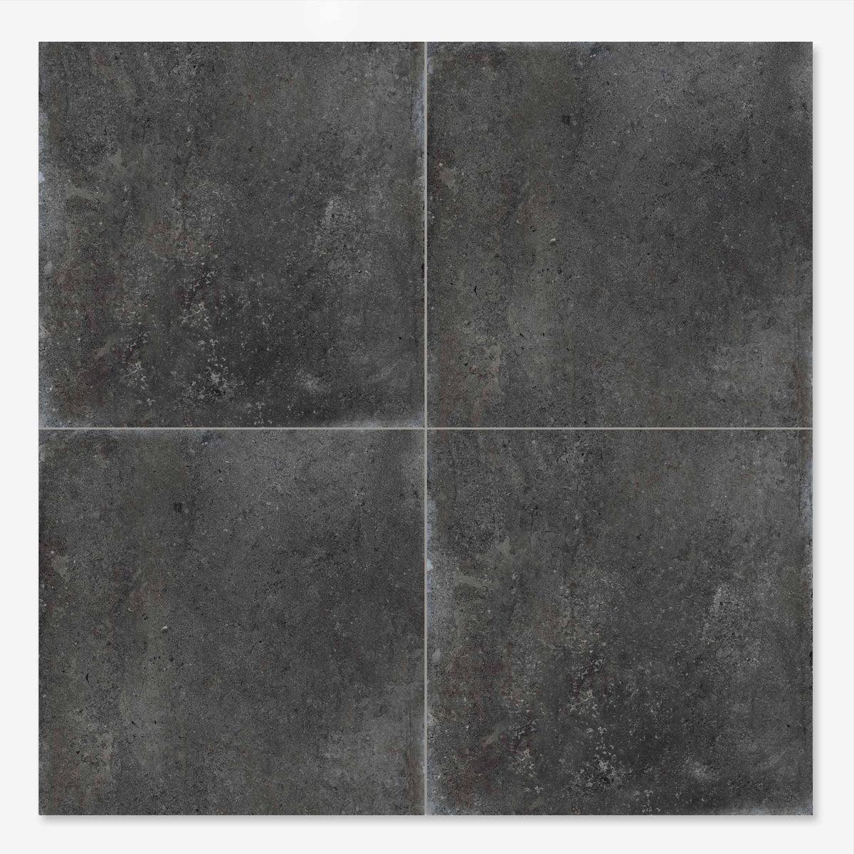 Montpellier Coal - Black Limestone Floor Tiles for Kitchens, Bathrooms & Living Rooms - 60 x 60 cm