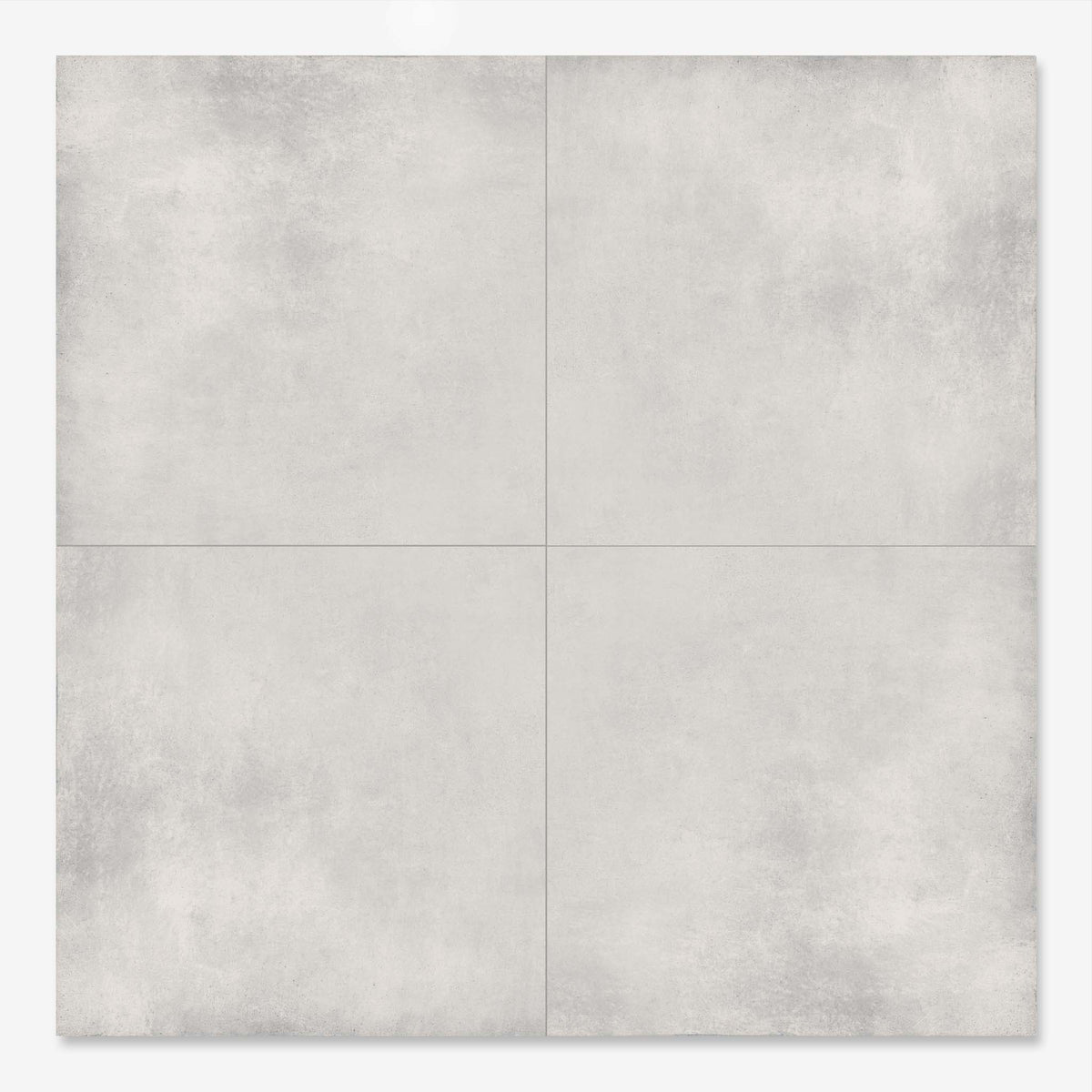 Motion Light 30 x 60 cm - White Concrete Style Floor & Wall Tiles for Bathrooms & Kitchens - Porcelain