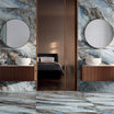 Mystique Ocean - XL Polished Marble Effect Wall & Floor Tiles - 60 x 120 cm, Porcelain