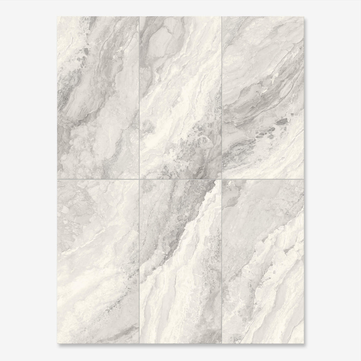 Mystique Pearl - XL Polished Marble Effect Wall & Floor Tiles - 60 x 120 cm, Porcelain