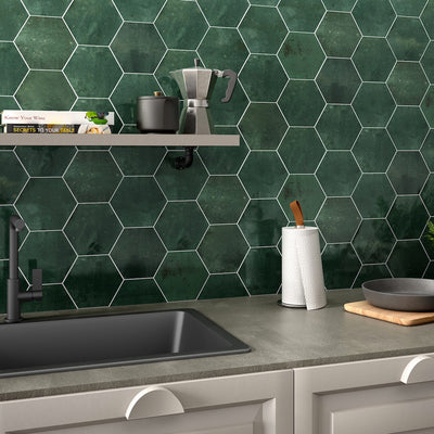 Ocean Emerald Hexagon Tile