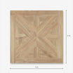 Royal Oak - Affordable Parquet Wood Effect Floor Tiles - 75 x 75 cm for Bathrooms, Kitchens & Hallways, Porcelain