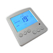 snug button press thermostat silver