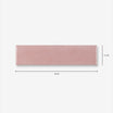 Soho Rose - Modern Pink Gloss Wall Tiles for Kitchen Splashbacks & Bathrooms 7.5. x 30 cm - Ceramic