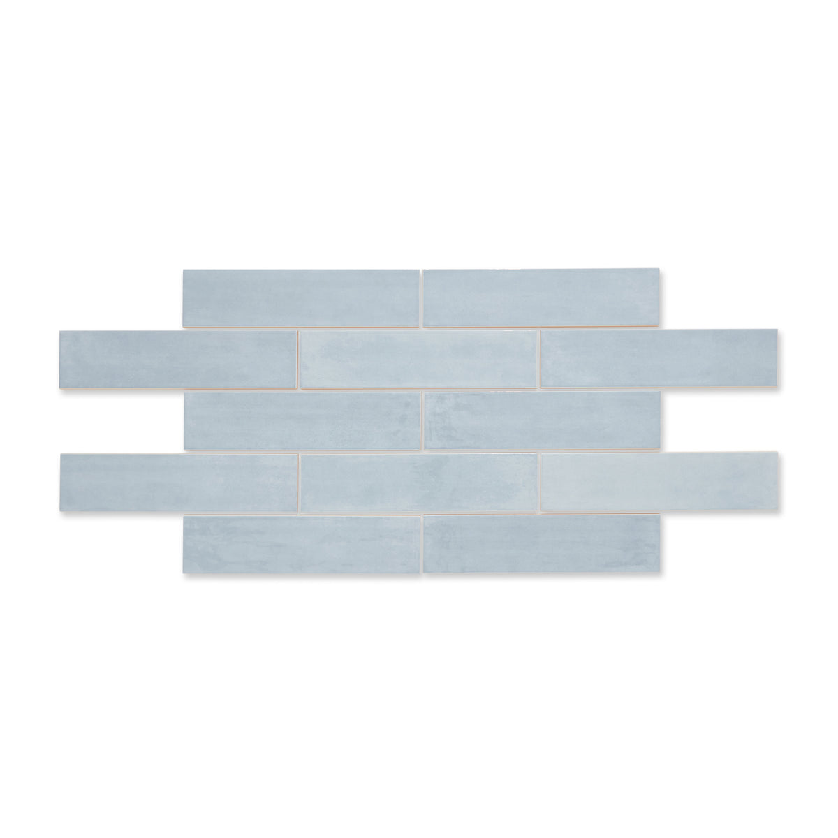 Soho Aqua - Modern Blue Gloss Wall Tiles for Kitchen Splashbacks & Bathrooms 7.5. x 30 cm - Ceramic