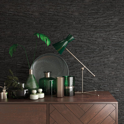 Spirit Black Split Face Tile