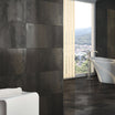 Highline Graphite - 30 x 60 cm Metal Wall & Floor Tiles for Designer Bathrooms & Kitchens - Porcelain, Lappato