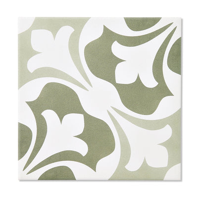 Artiste Verde Mix Patterned Tile